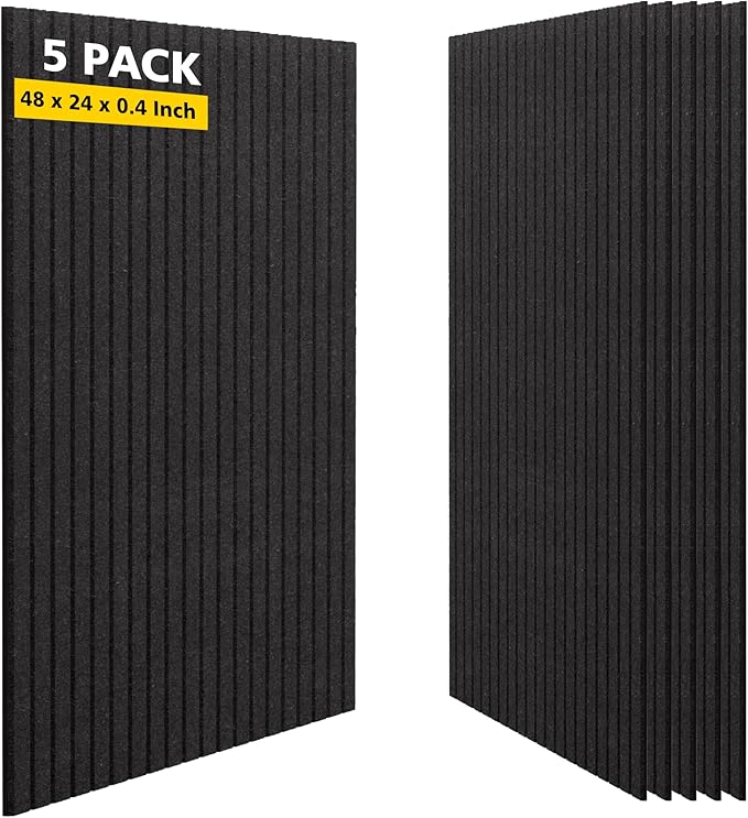 Acoustic Panels, 5 Pack Sound Panels Noise Reducing by AUTORIFIC