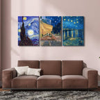 Wieco Art Large 3 Panels Canvas Prints of Vincent Van Gogh Paintings - Image 4