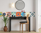 FLFK Wallpaper Border Tile Stickers Peel and Stick Wall Border - Image 5