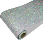 CRE8TIVE Silver Holographic Glitter Wallpaper Border Peel and Stick Wall by CRE8TIVE