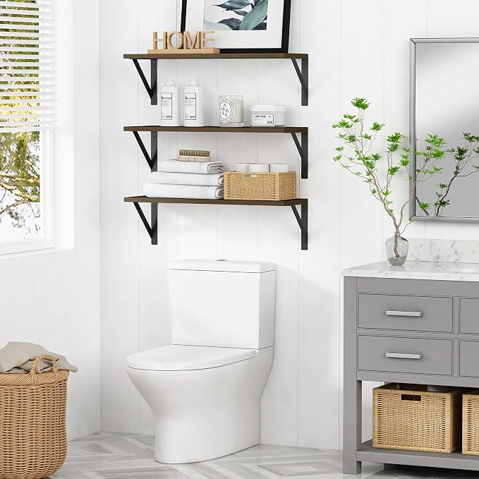 Forbena 24 Inch Long Floating Shelves - Image 6