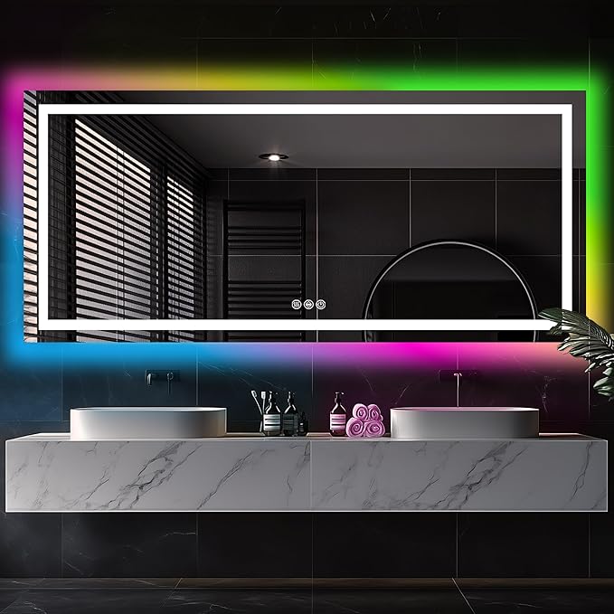 Antok 32"x 72" LED Bathroom Mirror - Image 2