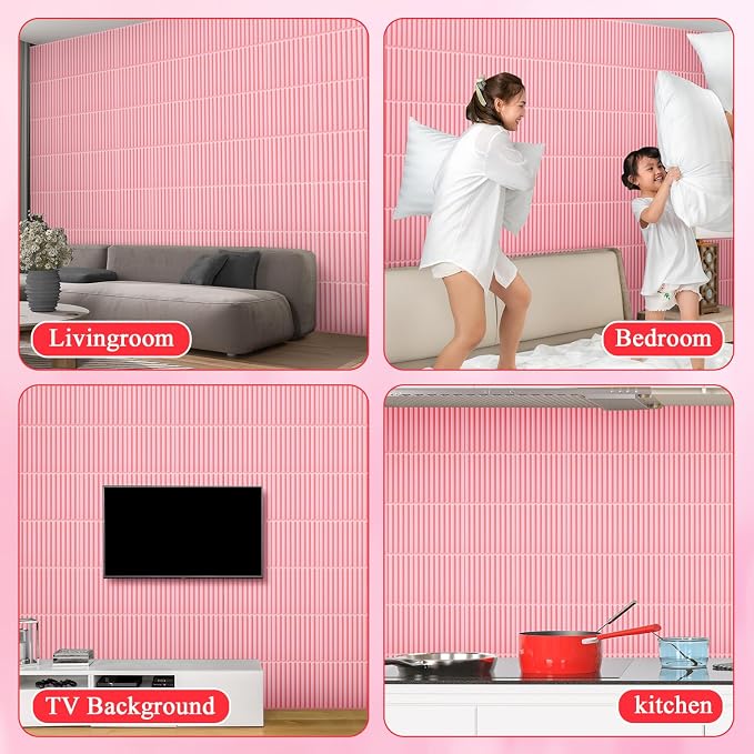 Nuanchu 32 Pcs 3D Wall Panels for Interior Wall Decor, 32 Sq. ft Coverage - Image 7
