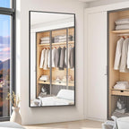 KOCUUY Black Bathroom Mirrors for Wall, 72x36 Large Rectangle Mirrors for - Image 6
