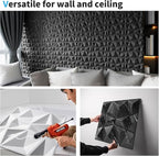 Art3d A10315BM 3D Diamond Design Paneling - Image 8
