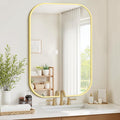 Bathroom Mirror for Wall, HD Reflection Shatterproof Mirror for Living Room by Unknown