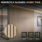 From Plain to Beautiful in Hours WPC Exterior Wall Slat Panels Waterproof - Image 4