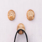 Indian Shelf 6 Lb- 3 Pieces Decorative Wood Adhesive Wall Hooks–Boho Peel and - Image 9