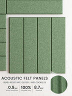 Bumusty Large Cork Board Alternative-48 x 36" Felt Bulletin Board Tiles - Image 3