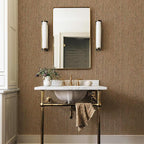 JiffDiff Woven Wallpaper Peel and Stick 17.3" x 400" Colorful Paint Grasscloth by wallpaper
