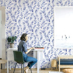 Livebor Leaf Peel and Stick Wallpaper Olive Leaf Contact Paper 17.7inch x - Image 6
