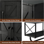RUSTOWN Farmhouse Rustic Medicine Cabinet - Image 6