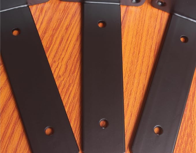 16 Pack - 6 inch Black Hidden L Shelf Bracket Iron Floating Shelf Brackets - Image 8