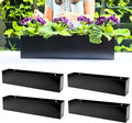 LaLaGreen Wall Planters for Outdoor Carbon Steel Black Metal Hanging Flower Pot by L%C3%A1L%C3%A1Green