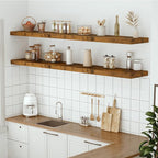 Vivelove 12 Inch Deep Floating Shelves 72 inch Long, 72 x 12 Wide Wall Shelves - Image 5