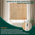 Bamboo Blinds for Interior Windows, Custom Roller Shades for Indoor Window and - Image 4