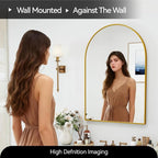 SCWF-GZ 24x36 Arch Mirror Rectangle Full Length Wall Mounted Hanging or Against - Image 7