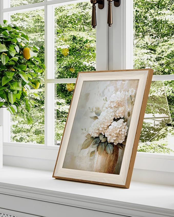 VIYYIEA Framed Wall Art for Living Room, Natural Canvas Prints, Vintage Home - Image 3