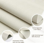 AOSKY Linen Roller Blinds Shades - Image 2