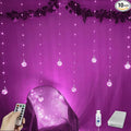 YOLIGHT Wishing Ball Curtain Lights 200 LED Window Curtain String Light by Yolight