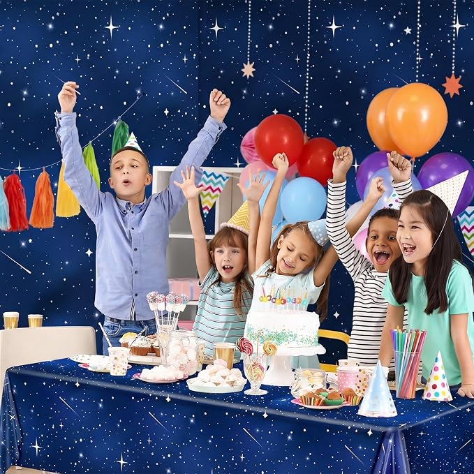 Kochorie 100 Ft X 54 Inch Space Galaxy Tablecloth Roll - Image 5
