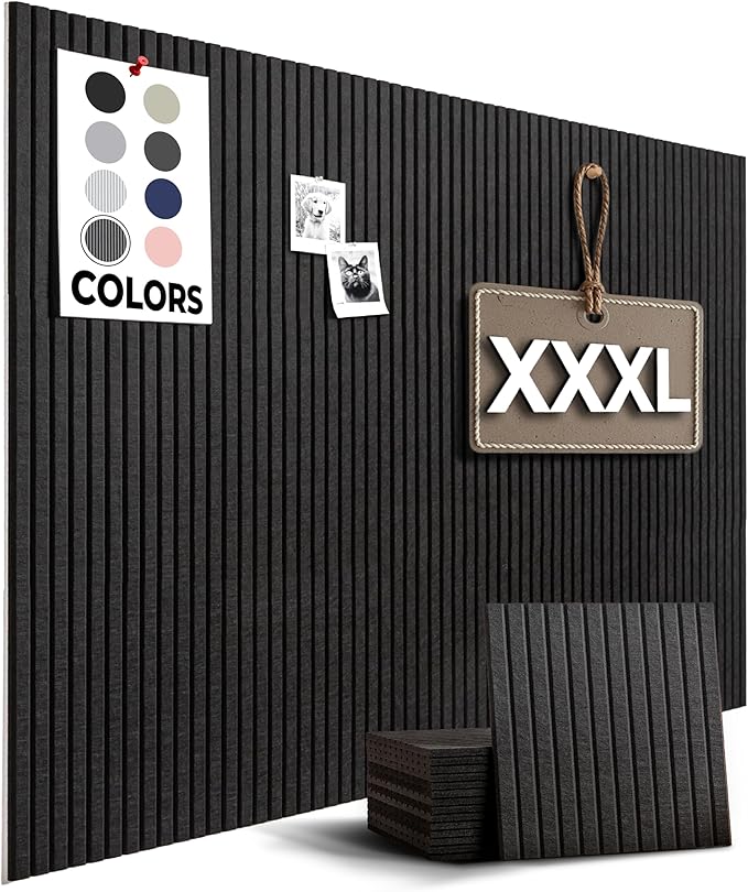 WALLHERO Large Bulletin Board, Tack Board, Cork Board Alternative by WallHero