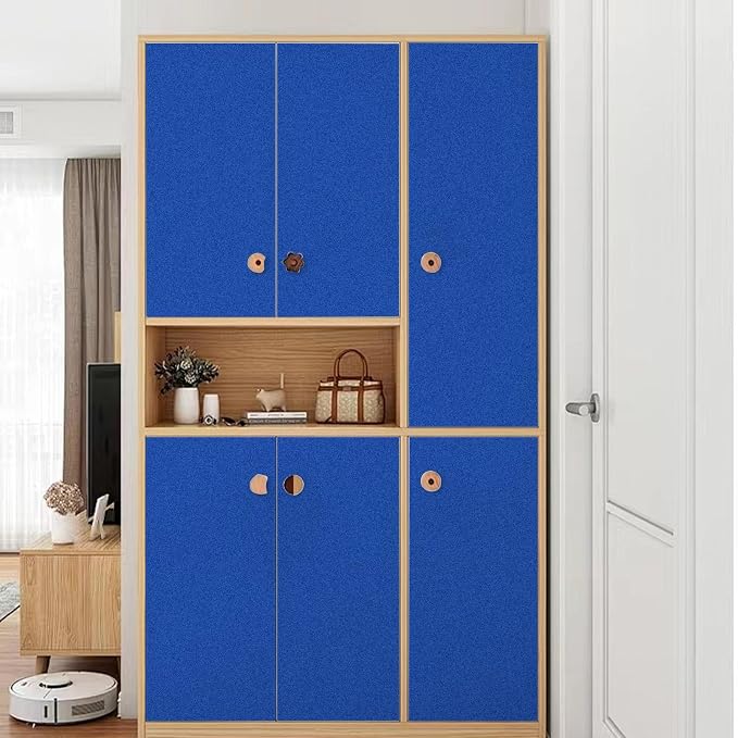 Yancorp 120" Matte Dark Blue Contact Paper Peel and Stick Wallpaper Removable - Image 5