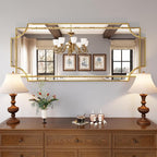 Kelly Miller Large Gold Wall Mirror - Image 2