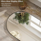 HARRITPURE 76"x34" Arched Full Length Mirror Free Standing Hanging Mounted - Image 3