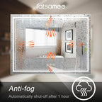 Ratsamee 40x32 Inch Led Mirror for Bathroom - Image 6