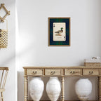 Framed Vintage Mallard Duck Wall Art, Country Lucky Duck Wildlife Poker Wall - Image 8