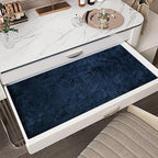 Wallercity Dark Blue Flocking Fabric Wallpapers - Image 3