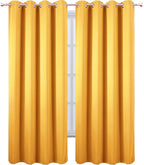 LEMOMO Blackout Curtains 66 x 84 inch/Yellow Curtains Set of 2 Panels/Thermal - Image 2