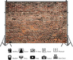 YYNXSY 6X4FT Large Fabric Brick Background - Image 5