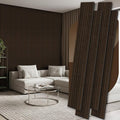 4 Pack Wood Panels for Wall, 106.3" × 11" Wood Slat Acoustic Panels for Wall by Ritollo