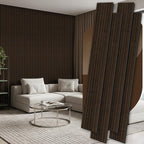 4 Pack Wood Panels for Wall, 106.3" × 11" Wood Slat Acoustic Panels for Wall by Ritollo