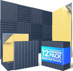 12 Pack Sound Proof Foam Panels by Unknown