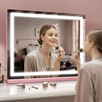 ROLOVE 23"x 18" Pink Vanity Mirror - Image 7