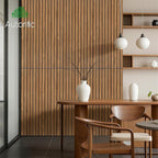 Wood Veneer Acoustic Panels, 4 Pack 47.2”x23.6” Sound Panels, Decorative Large - Image 2