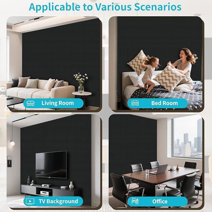 EVERECO 12 Pack Large Acoustic Panels, 47.2×23.6×0.4 inches, Soundproof Panels - Image 6