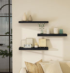 Vervida Black Floating Shelves for Wall, Floating Shelf for Living Room - Image 6