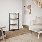 Furinno Turn-N-Tube 4-Tier Multipurpose Shelf Display Rack, Classic Tubes - Image 2