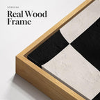 Framed Black and Beige Neutral Abstract Wall Art, Modern Canvas Prints - Image 6
