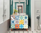 FLFK Wallpaper Border Tile Stickers Peel and Stick Wall Border - Image 3