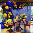 COKAOBE Blue Shimmer Wall Backdrop, Photo Backdrops - Image 6