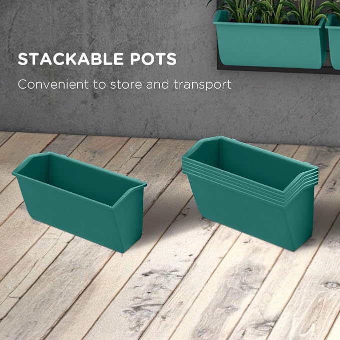 Outsunny 3-Tier Wall Planter - Image 6