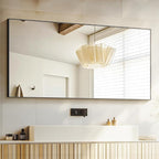 TRAHOME Bathroom Vanity Mirror for Wall, HD Shatterproof Glass, Hangs - Image 3