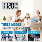 TXL 18.44" Large Amotic Digital Wall Clock - Image 8