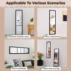 LFT HUIMEI2Y Door Mirror Full Length, Wall-Mounted Mirror Rectangle Tall - Image 7