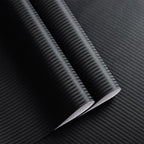 Orainege Black Wallpaper Peel and Stick Wallpaper 15.7"x196.8" Textured Contact - Image 2